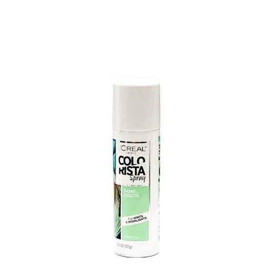 L'Oreal Colorista Hair Spray 1-Day Hair Color (Mint40) For Hints & Highlights