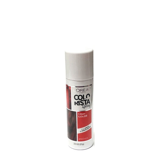 L'Oreal Colorista Hair Spray 1-Day Hair Color (Red400) For Hints & Highlights